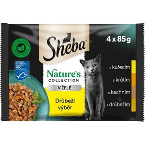 Sheba Natures Collection Консерва с пилешко месо в желе 4 x 85 г