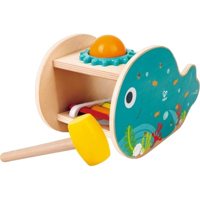 HaPe International Дървена играчка HaPe International - Ксилофон кит (H0491)