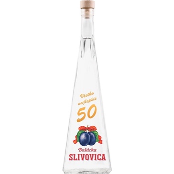 Bošacka Slivovica 52% 0,5 l (darčekové balenie Ihlan 50tka)