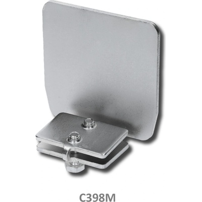 Záslepka pro C profil KVN gate systems 98x98x4 mm, pozinkovaná