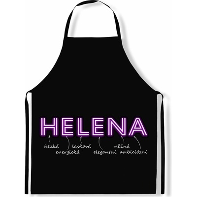 Impar Zástěra Ženská jména NEON Helena