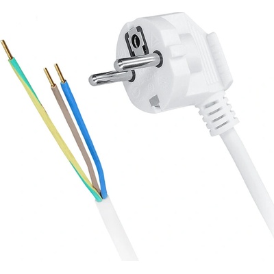 Solight flexo kabel 3x 1,5mm2 bílá 3m PF21
