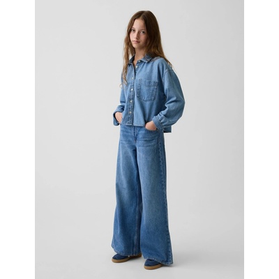 GAP detské džínsy Low Rise Baggy Tmavomodrá