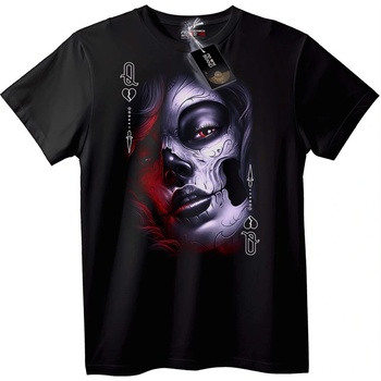 NOONEBRAND Тениска с Арт Черепи - 2XL, White