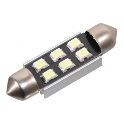 Compass 6 SMD LED 12V suf. SV8.5 38mm s rezistorem CAN-BUS bílá, SV8.5 (sufit), 33815