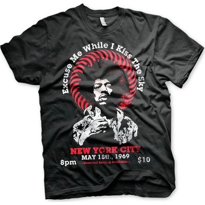 Jimi Hendrix Live In New York Black XL Риза (RD-1-JH004-H16-11-BK-XL)