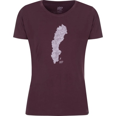 2117 OF SWEDEN APELVIKEN 7955908709 dámské triko plum