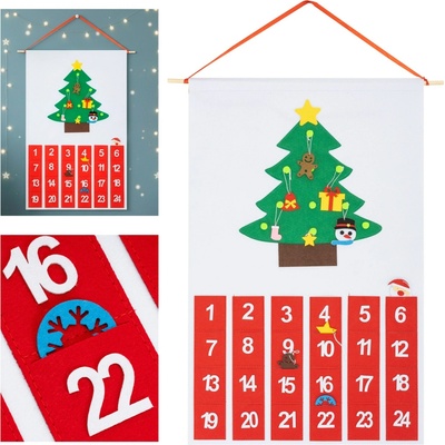Adventný kalendár 51x79 cm SPRINGOS CA1473