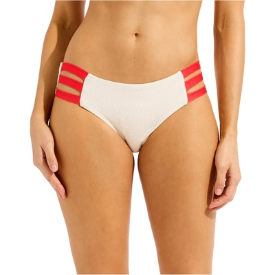 Seafolly Дамско бикини долнище Seafolly Banf Wave Multi Strap Hipster Pant Bikini bottom - Ecru - размер 40 (EU) (150-6614-0215)