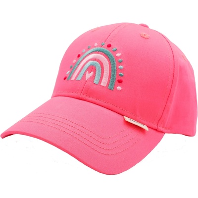 maximo Шапка с козирка maximo Girl's Cap Rainbow Klettverschluß Cap - Dark Almond Blossom - размер 55-57 cm (904-4114-0112)