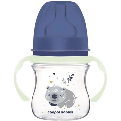 Canpol Babies EasyStart lahvička antikoliková 35/236_blue Sleepy Koala modrý 120ml