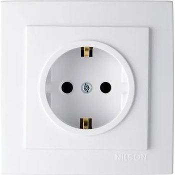 Image 1 of NILSON Контакт единичен Nilson Turan бял