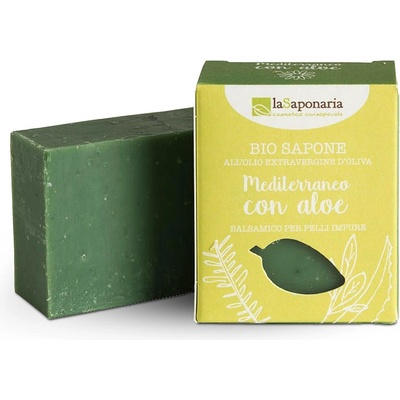 laSaponaria BIO mýdlo Mediterranean s Aloe 100 g – Zboží Dáma
