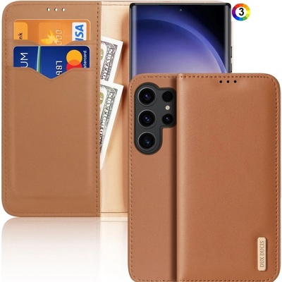 Samsung Galaxy S24 Ultra 5G DUX DUCIS Кожен Калъф и Протектор