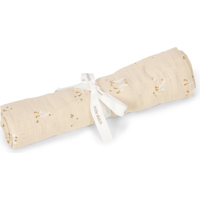 Little Dutch Plena zavinovací 120x120 cm Husa Newborn Naturals – Zboží Mobilmania