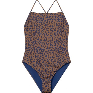 DEDICATED Дамски бански костюм DEDICATED Women's Swimsuit Vinterviken Swimsuit - Leopard Light Brown - размер XS (150-5211-0511)