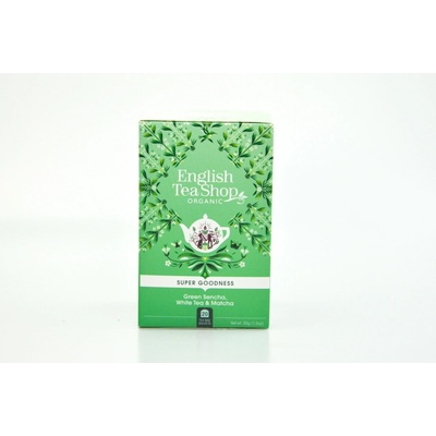 English Tea Shop zelená Sencha bílý čaj matcha BIO 20 x 1,75 g
