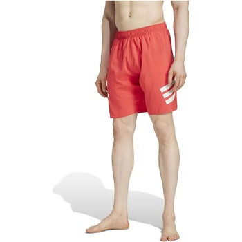 Adidas Бански гащета Adidas 3 Stripes 8´´ swimming shorts - Red (Semi Lucid Red / White)