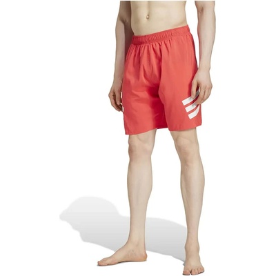 Adidas Бански гащета Adidas 3 Stripes 8´´ swimming shorts - Red (Semi Lucid Red / White)