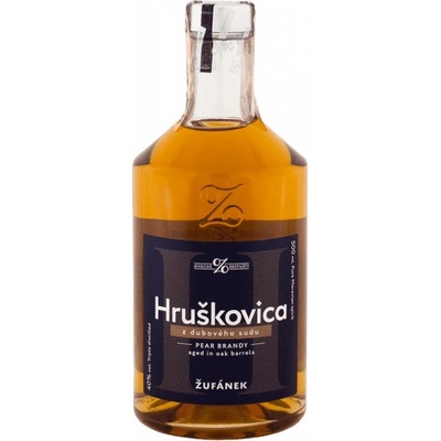 Žufánek Hruškovica z Dubového Suda 45% 0,5 l (čistá fľaša)