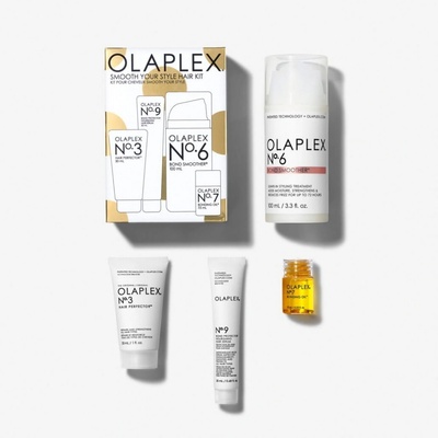 Olaplex Holiday Smooth Your Style Hair Kit Vlasová kúra No. 3 30 ml + sérum No. 9 20 ml + regenerační krém No. 6 100 ml + olej No. 7 7,5 ml dárková sada