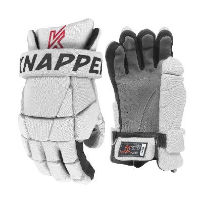 Knapper Hokejbalové rukavice Knapper AK3 YTH, Dětská, bílá, 9"