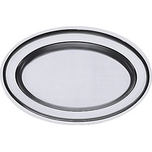 Contacto Tác oválný z nerezové oceli 310x215x22 mm 1/310 inox