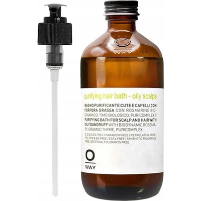 OWAY Purifying Hair Bath Oil Scalps čistiaci šampón pre mastnú pokožku hlavy 240 ml