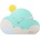 NeXtime Стенен часовник Cloudy (3207)
