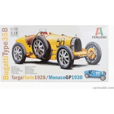 Italeri Bugatti F1 Type 35b Targa Florio 1929 Monaco Gp 1930 / 1:12