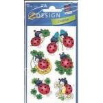 Avery Zweckform Ladybug Paper Stickers