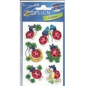 Avery Zweckform Ladybug Paper Stickers