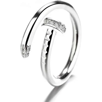 Silenti Jewelry Сребърен пръстен "Пирон" - 5 - 49мм (15.6мм диам. )