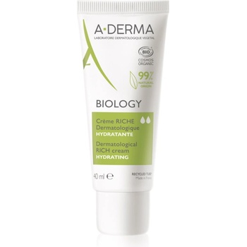 A-DERMA Biology Rich Cream подхранващ хидратиращ крем за суха към изключително суха чувствителна кожа 40ml