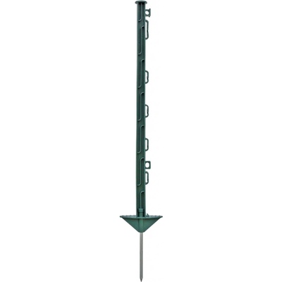 VNT electronics s.r.o. Sloupek plastový pro elektrický ohradník, délka 74 cm, 7 oček, zelený