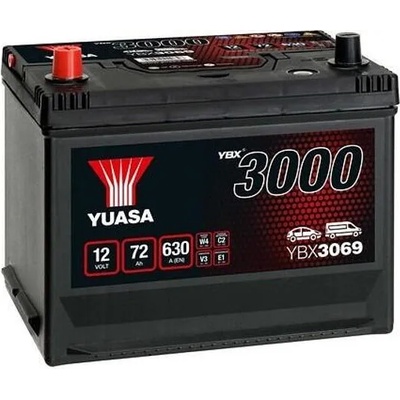 YUASA 72Ah 630A left+ (YBX3069)