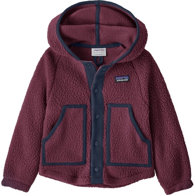 Patagonia Детско поларено яке Patagonia Kid's Baby Retro Pile Jacket Fleece jacket - Berry Fig - размер 4 Years (703-6200-0516)
