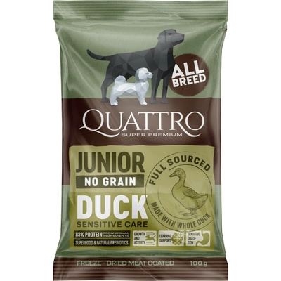 Quattro Junior SB Grain Free kachní 150 g