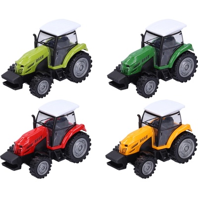 Wiky Traktor kovový na natiahnutie 10,5cm zelený