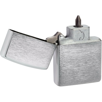Zippo Brushed Chrome - Bit Safe Insert
