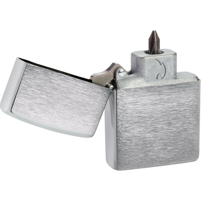 Zippo Brushed Chrome - Bit Safe Insert