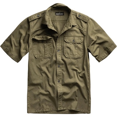 Košile M65 Basic krátký rukáv olivová