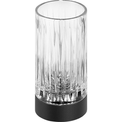 Decor Walther Чаша за четки за зъби Club релефна черен мат (0854960)