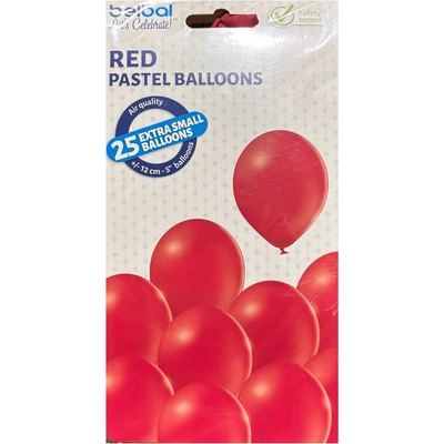 Belbal Pastelové balóniky, 12 cm, Varianta: Červená