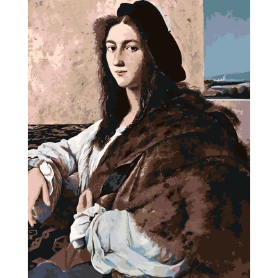 zuty Malování podle čísel Portrét mladého muže Raphael 80 x 100 cm vypnuté plátno na rám