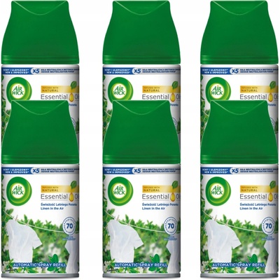 Air Wick Sada náplní Freshmatic do osvěžovače vzduchu Svěžest Rána 6 x 250 ml