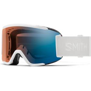 SMITH Ски маска Smith SQUAD S ChromaPop Photochromic Mirror S1-3 Ski goggles - White Vapor 2021 / Pro Photochromic Blue Mirror (417-5394-0111)