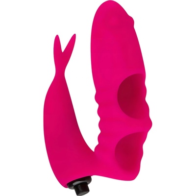 EasyToys Finger - 2 в 1 вибратор за пръсти (розов)