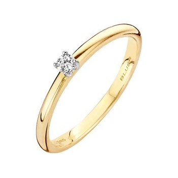 Blush Златен дамски пръстен с диамант Blush 1601BDI (1601BDI)