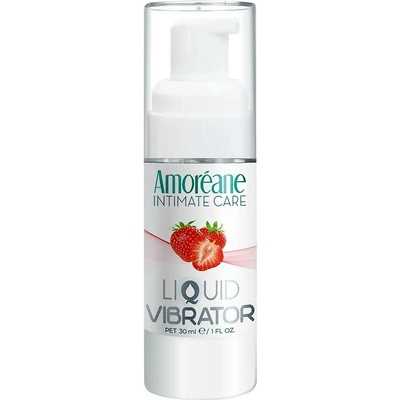 Amoréane tekutý vibrátor Strawberry 30 ml